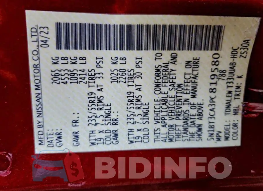 5N1BT3CA3PC819580 Photo# 13