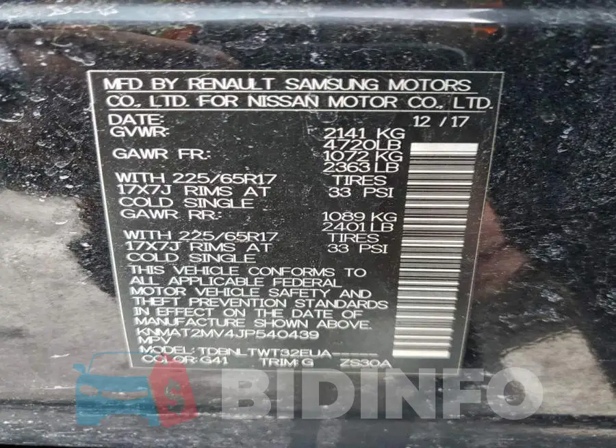 KNMAT2MV4JP540439 Photo# 13