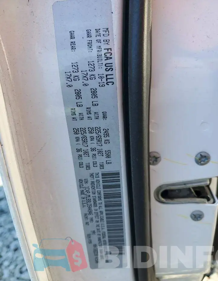 1C4PJMLB9LD544946 Photo# 13