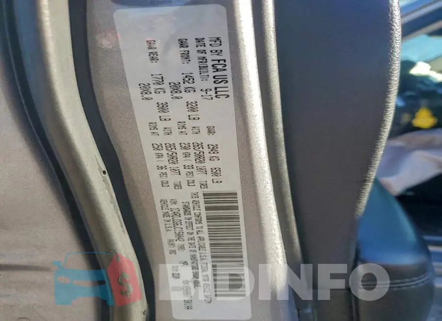 1C4RDJDG6JC150042 Photo# 14