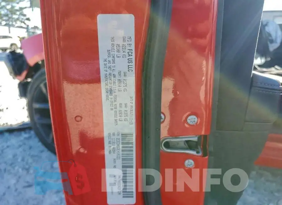 2C3CDXBG3LH101221 Photo# 12