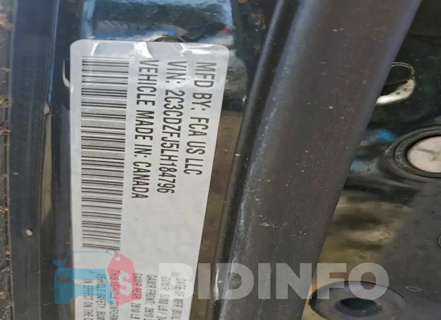 2C3CDZFJ5LH184796 Photo# 12