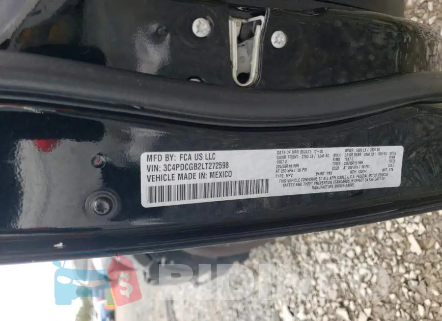 3C4PDCGB2LT272598 Photo# 13