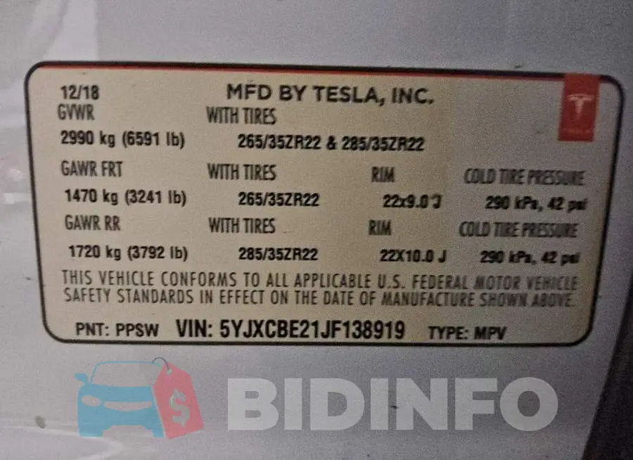 5YJXCBE21JF138919 Photo# 13