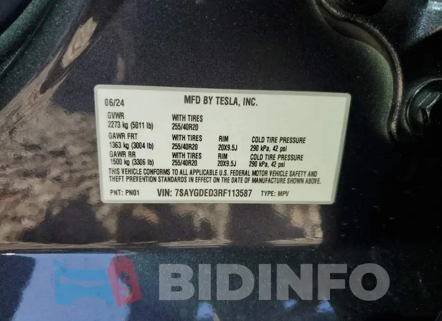 7SAYGDED3RF113587 Photo# 12
