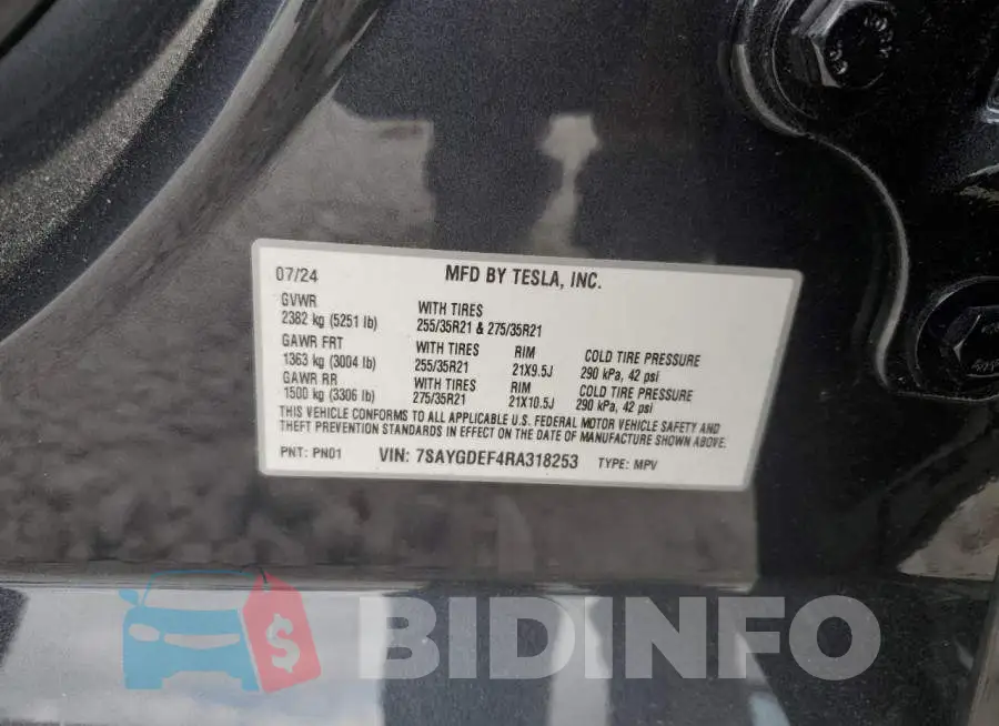 7SAYGDEF4RA318253 Photo# 13