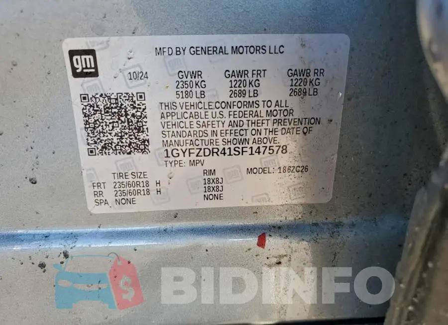 1GYFZDR41SF147578 Photo# 14