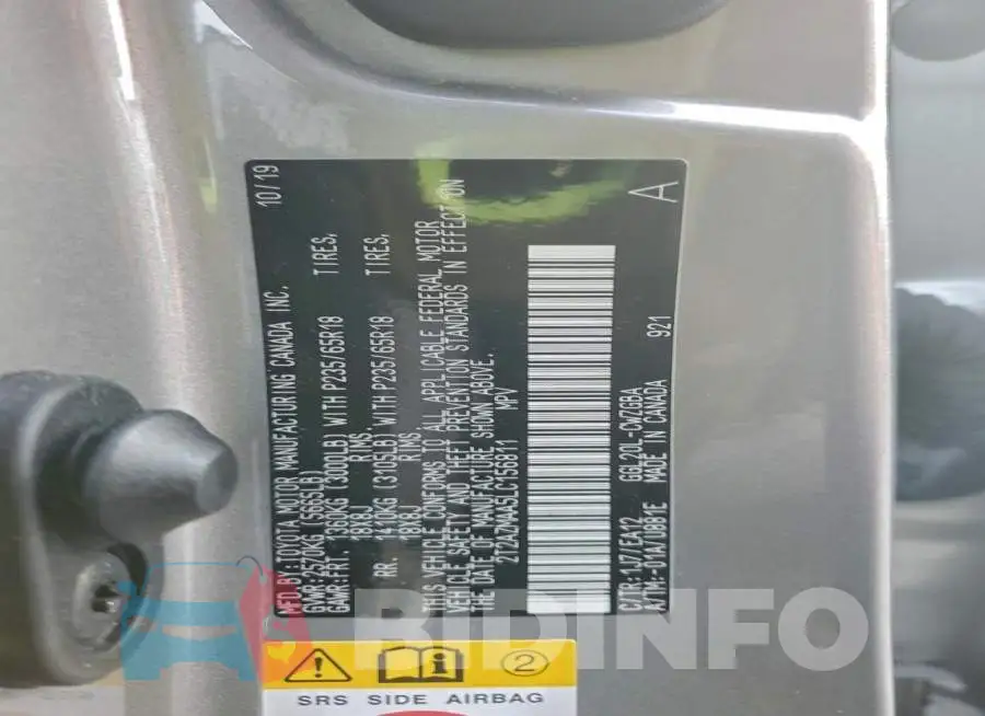2T2AZMAA5LC156811 Photo# 13