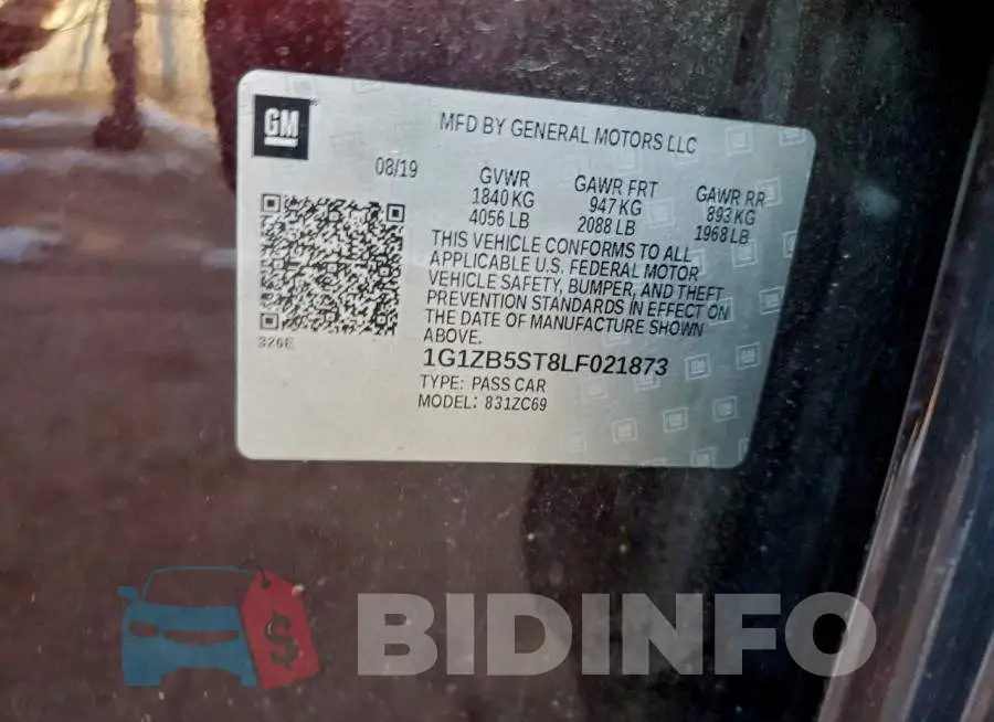 1G1ZB5ST8LF021873 Photo# 12