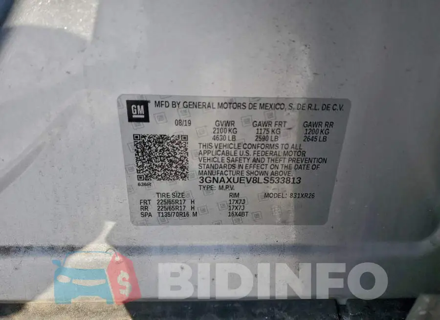 3GNAXUEV8LS533813 Photo# 12