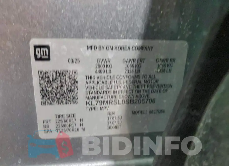 KL79MRSL0SB206706 Photo# 13