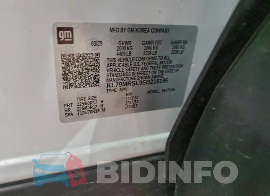 KL79MRSL9SB216196 Photo# 14