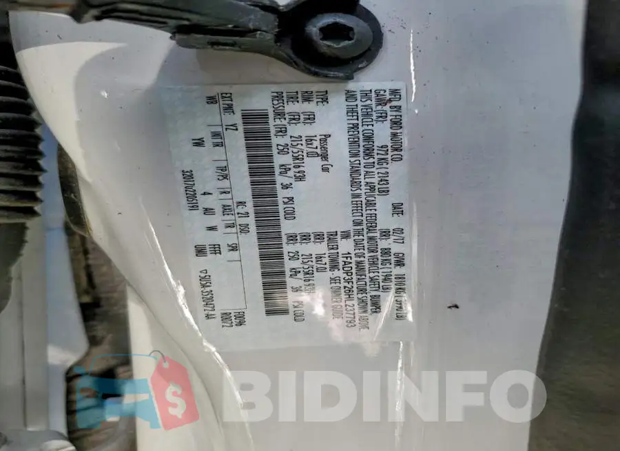 1FADP3F26HL237793 Photo# 12