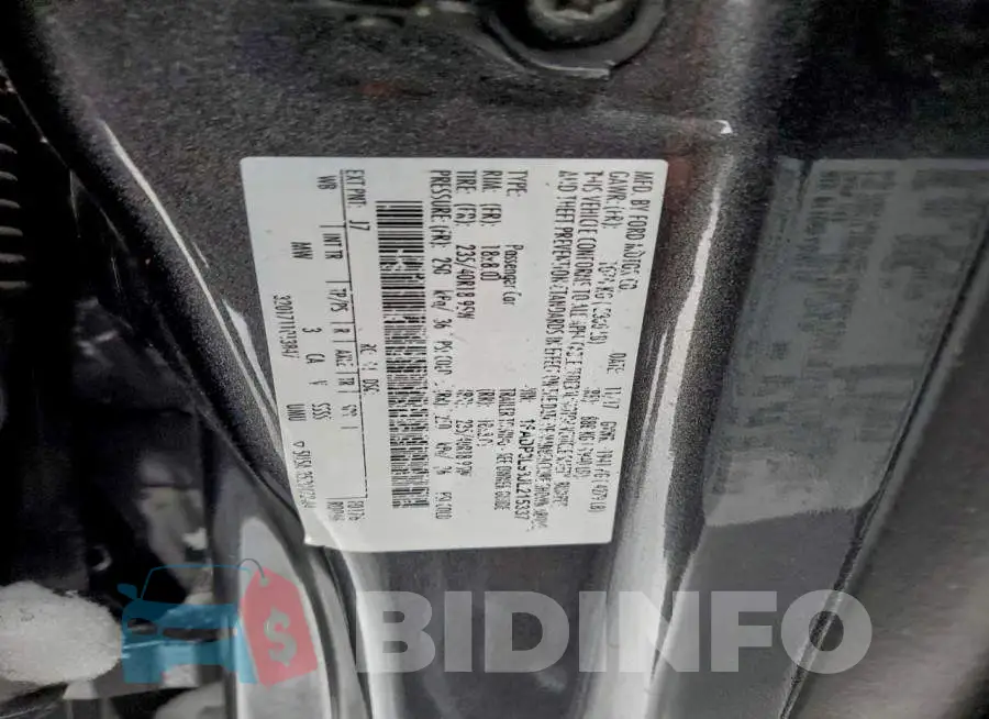 1FADP3L93JL215337 Photo# 13