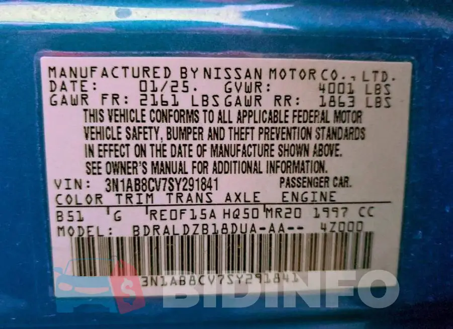 3N1AB8CV7SY291841 Photo# 12