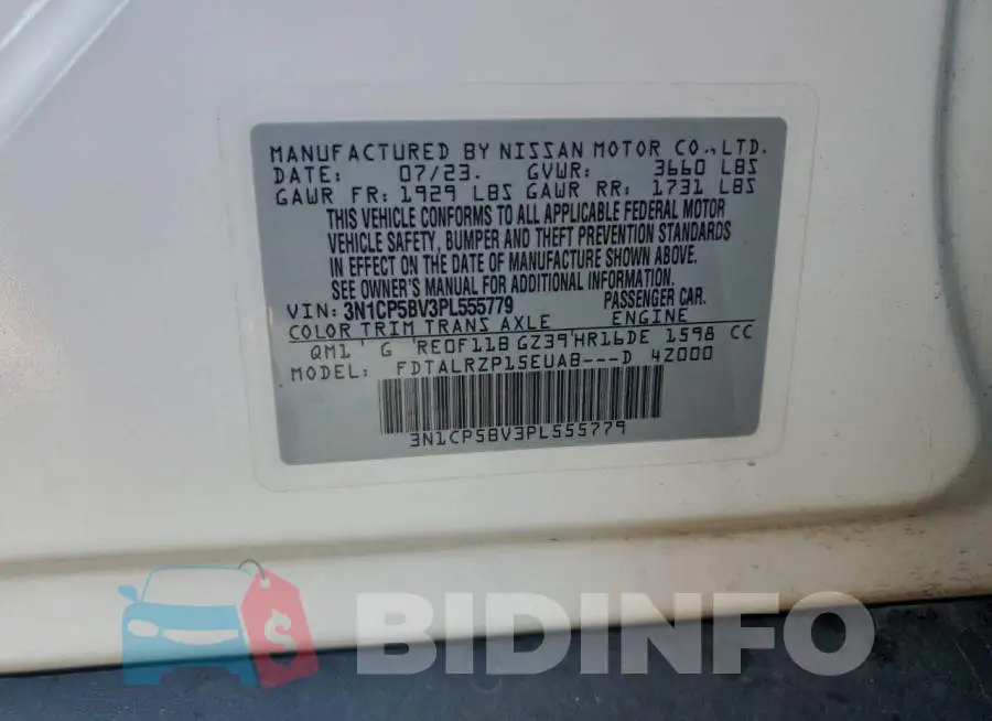 3N1CP5BV3PL555779 Photo# 12