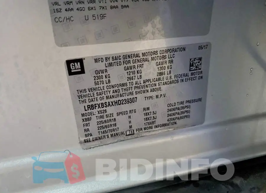 LRBFXBSAXHD239307 Photo# 12