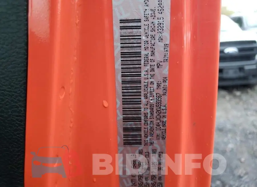 1C4HJXDN2KW593567 Photo# 12