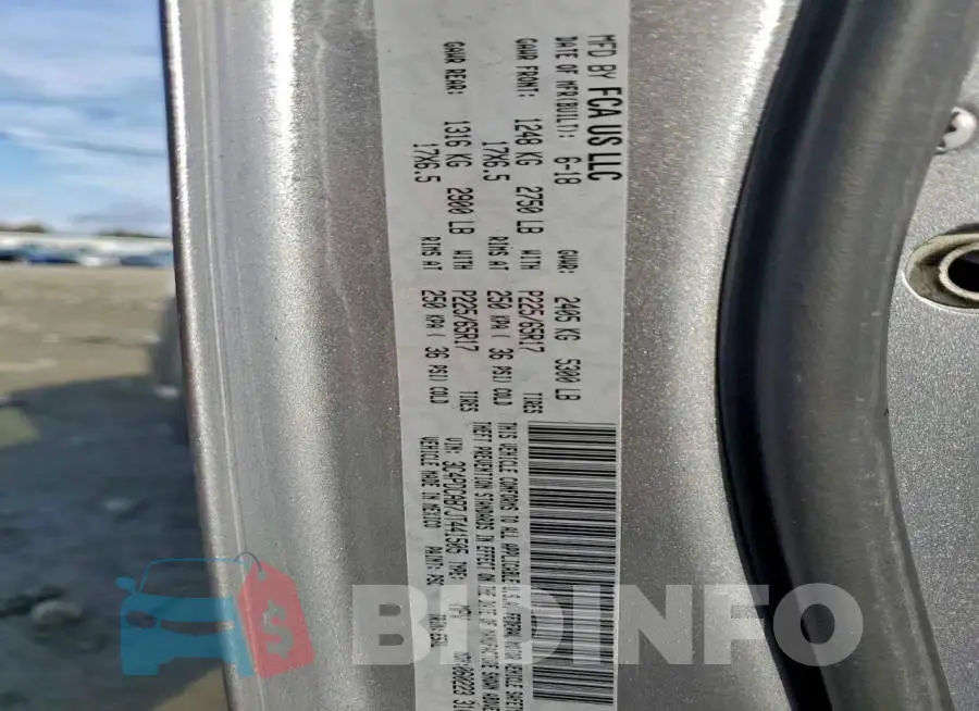 3C4PDCAB7JT441505 Photo# 12
