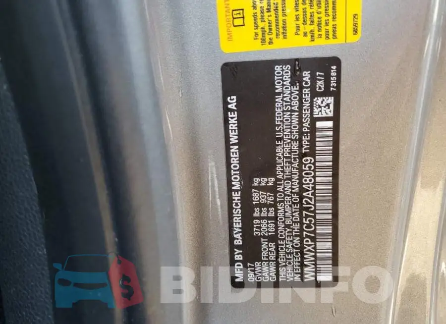 WMWXP7C57J2A48059 Photo# 12
