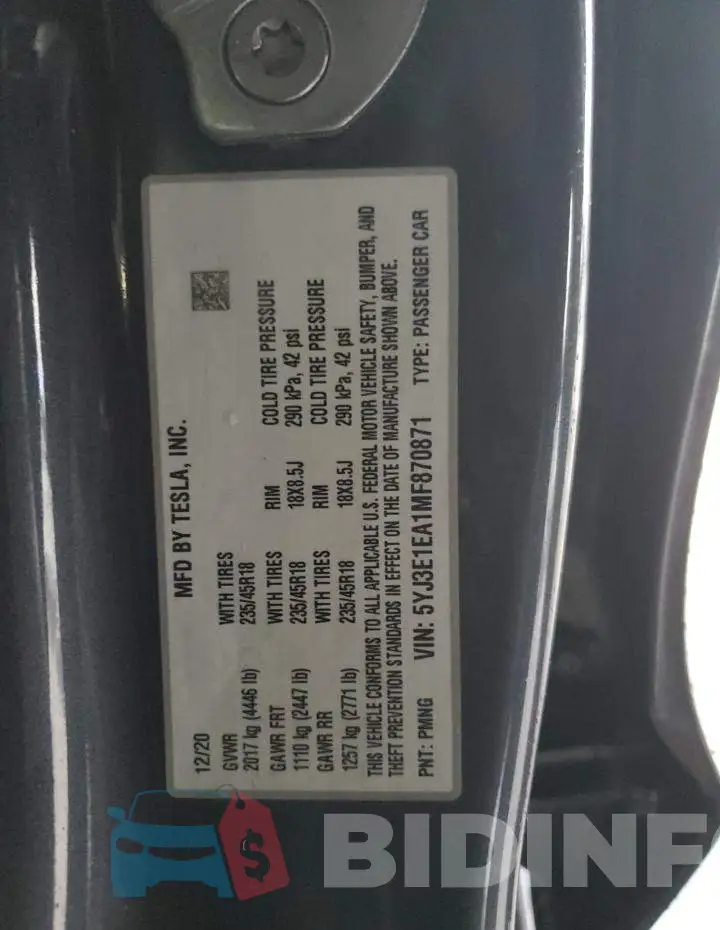 5YJ3E1EA1MF870871 Photo# 12