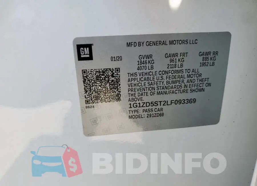 1G1ZD5ST2LF093369 Photo# 12