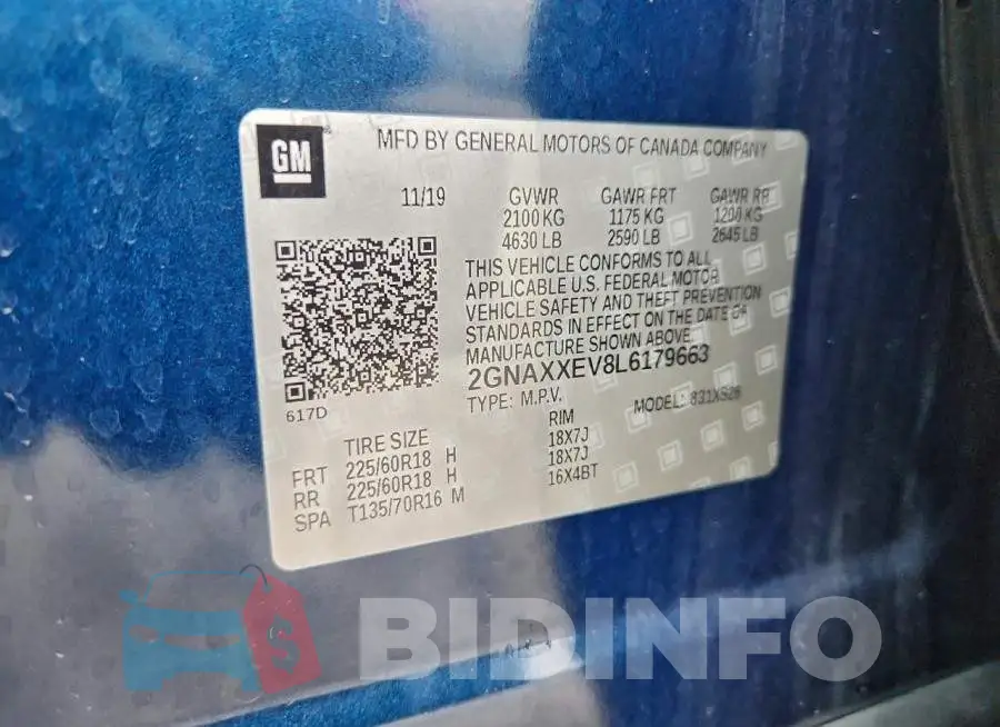 2GNAXXEV8L6179663 Photo# 13