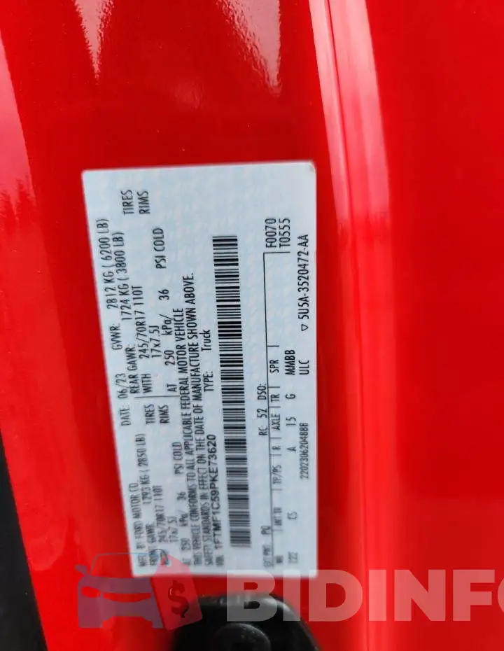 1FTMF1C59PKE73620 Photo# 12