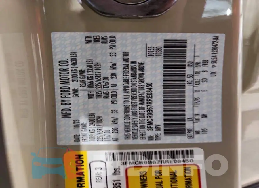3FMCR9B67RRE08450 Photo# 13