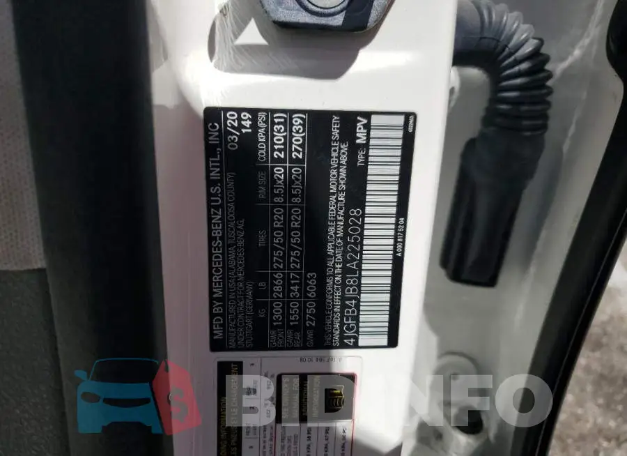 4JGFB4JB8LA225028 Photo# 14