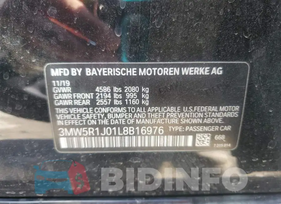 3MW5R1J01L8B16976 Photo# 12