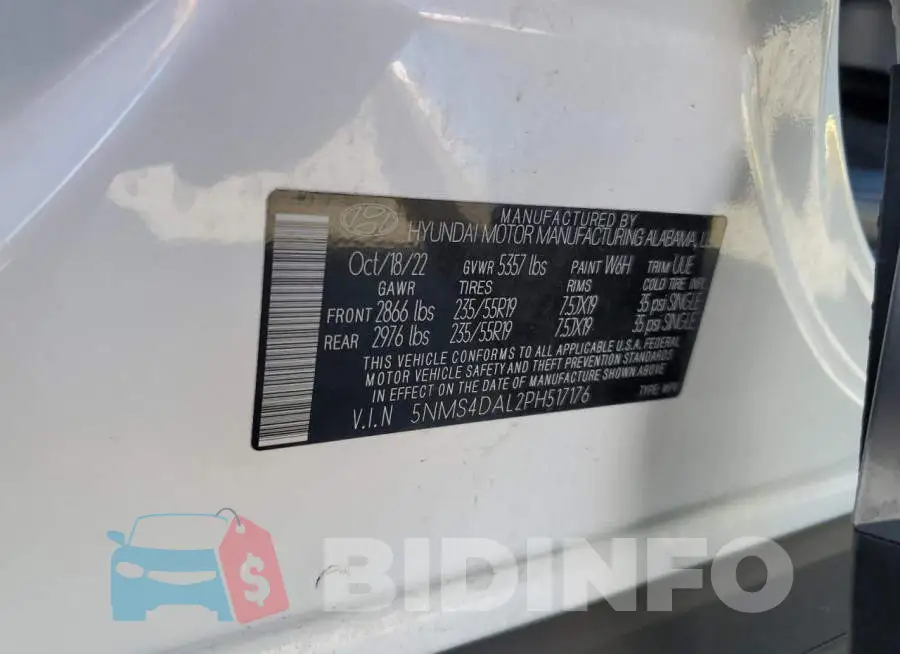 5NMS4DAL2PH517176 Photo# 12