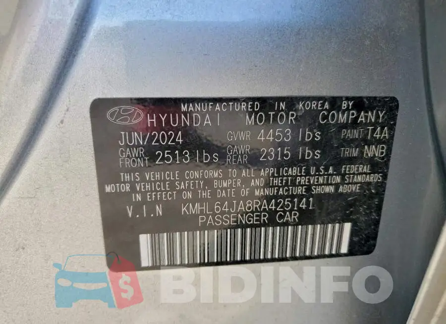 KMHL64JA8RA425141 Photo# 12