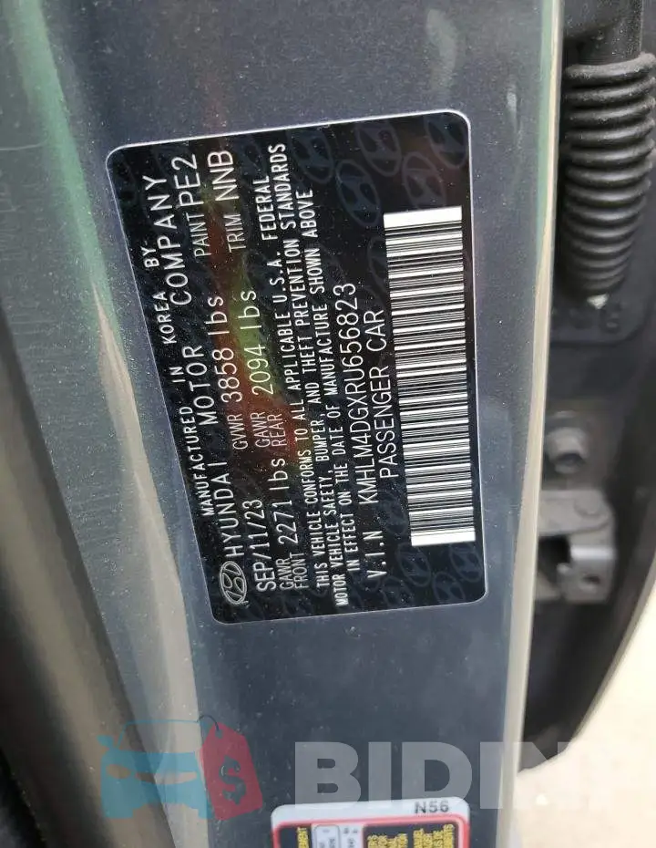 KMHLM4DGXRU656823 Photo# 13