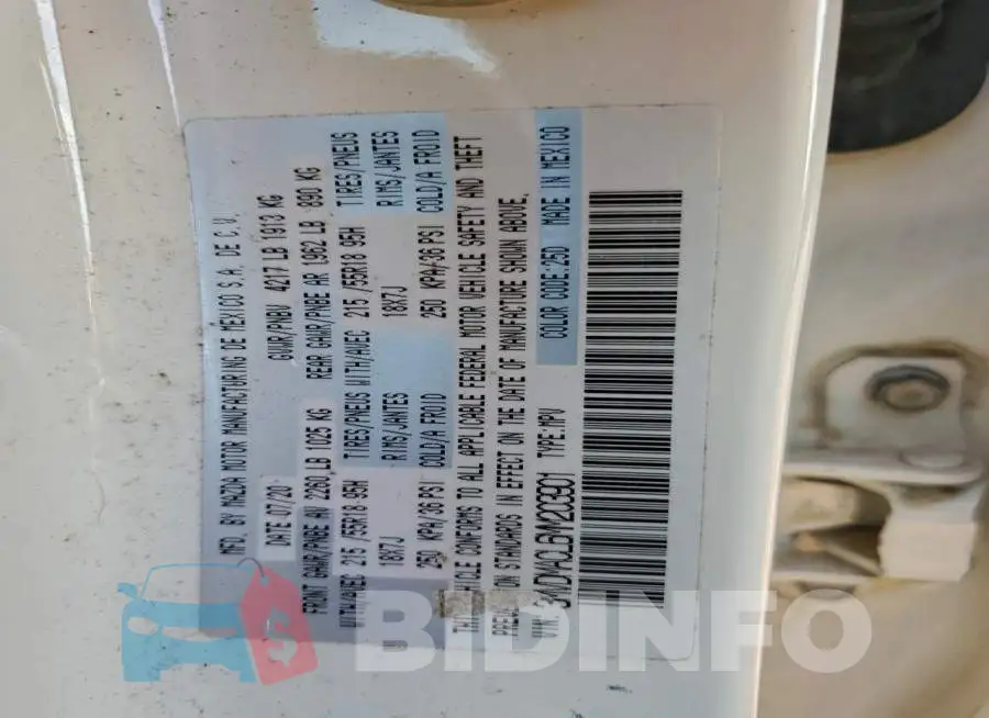 3MVDMACL6MM203901 Photo# 13