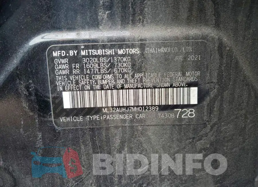 ML32AUHJ7MH012389 Photo# 12