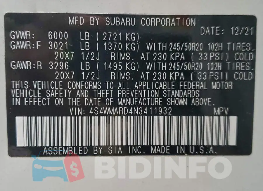 4S4WMARD4N3411932 Photo# 13