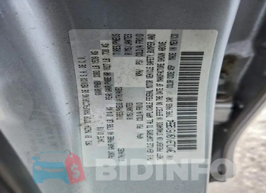 3MYDLBYV8KY519554 Photo# 12