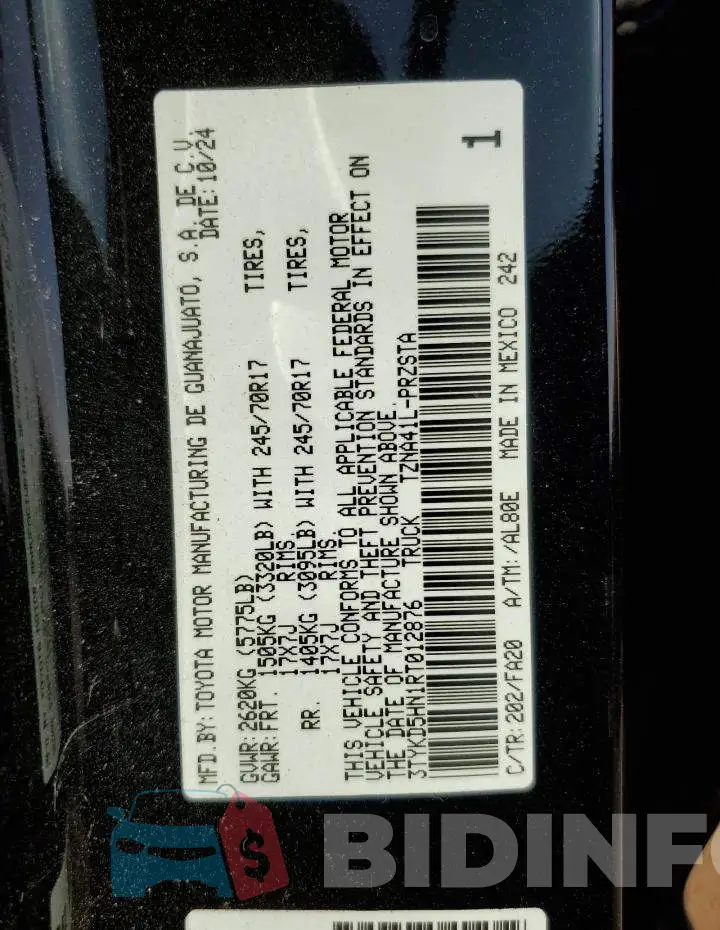 3TYKD5HN1RT012876 Photo# 13