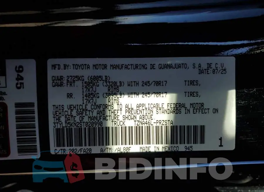 3TYLD5KN2ST020990 Photo# 12