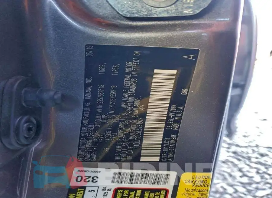 5TDDZ3DC5LS231927 Photo# 13