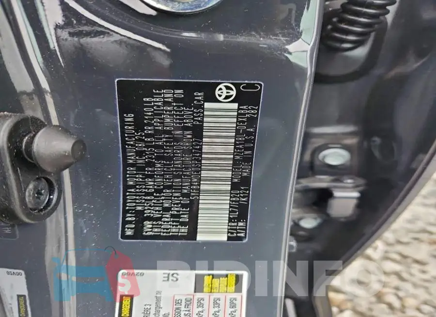 5YFB4MDE0SP347427 Photo# 12