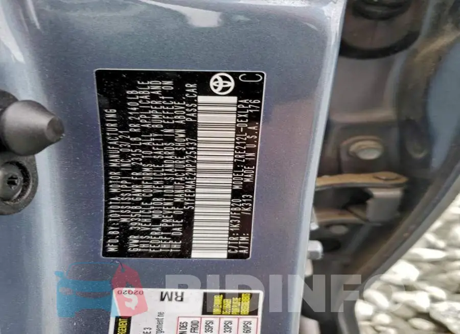 5YFEPMAE2MP225437 Photo# 12