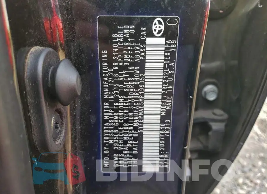 5YFEPMAE5MP199352 Photo# 12