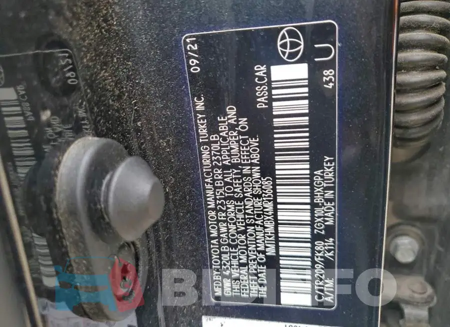 NMTKHMBX4MR136085 Photo# 12