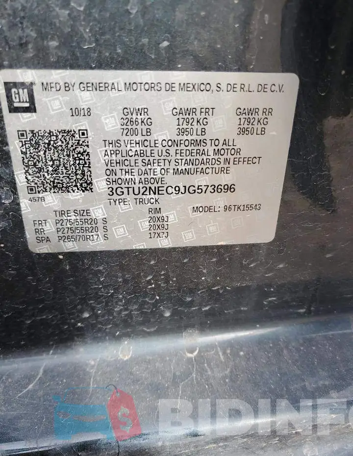 3GTU2NEC9JG573696 Photo# 12