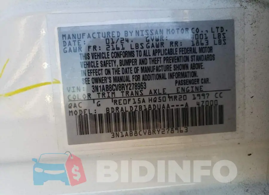 3N1AB8CV8RY278963 Photo# 13