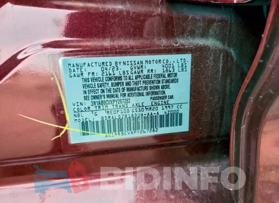 3N1AB8CVXPY267282 Photo# 12