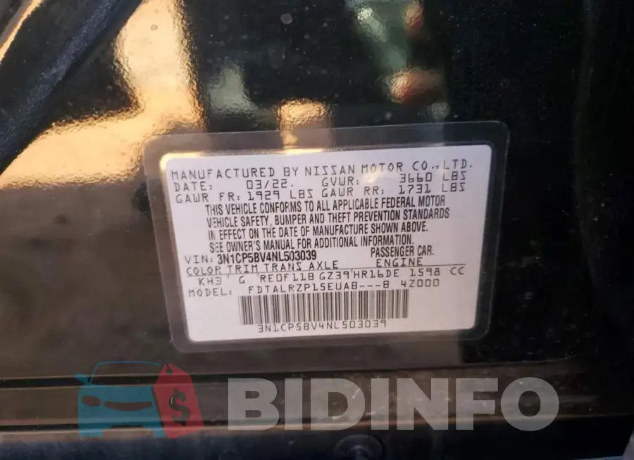 3N1CP5BV4NL503039 Photo# 13