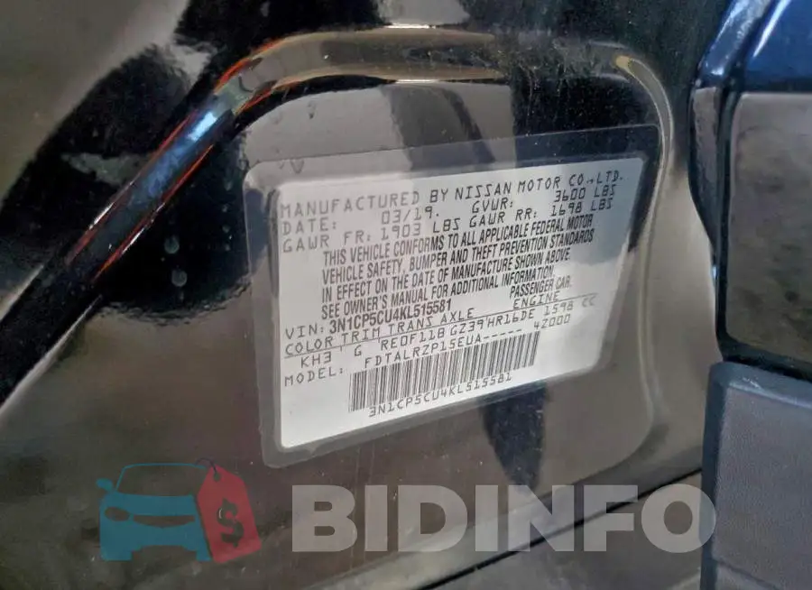 3N1CP5CU4KL515581 Photo# 12